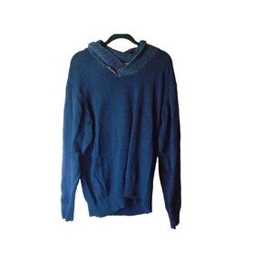 Original Weatherproof Vintage XL Men's Toggle Button Sweater 100% Cotton Rich Fe